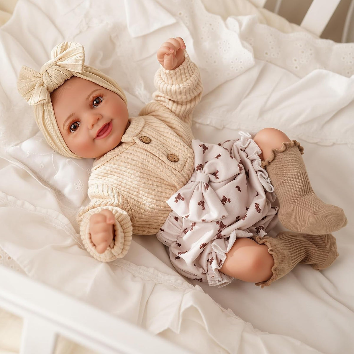 Reborn Baby Dolls Sunny - 17 Inch Cute Realistic Baby Doll