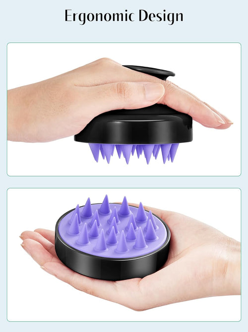 2-Pack Scalp Massager Hair Growth Scrubber for Dandruff Removal
