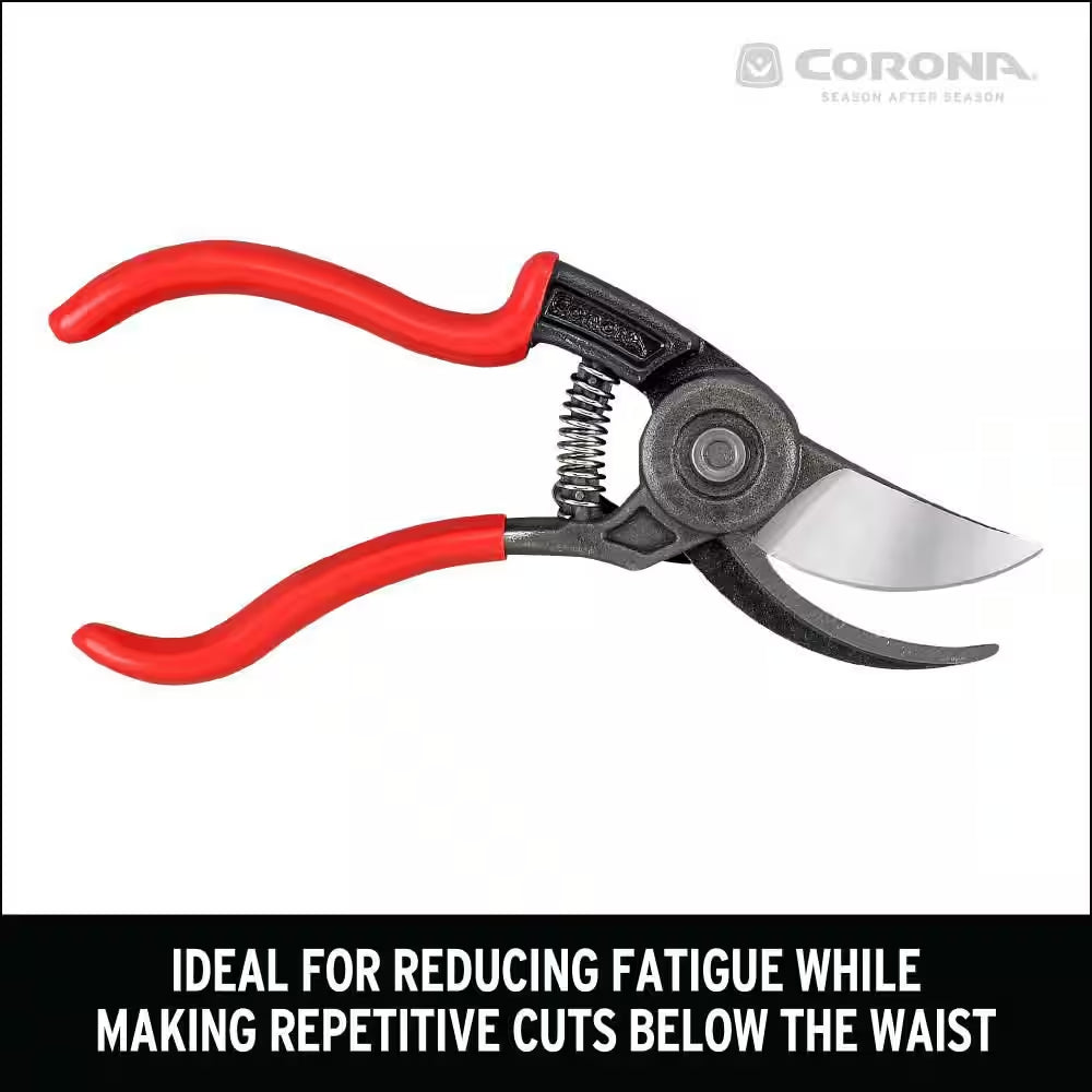 Ergoaction 2.875 In. High Carbon Steel Blade with Full Steel Core Handles Bypass Hand Pruner