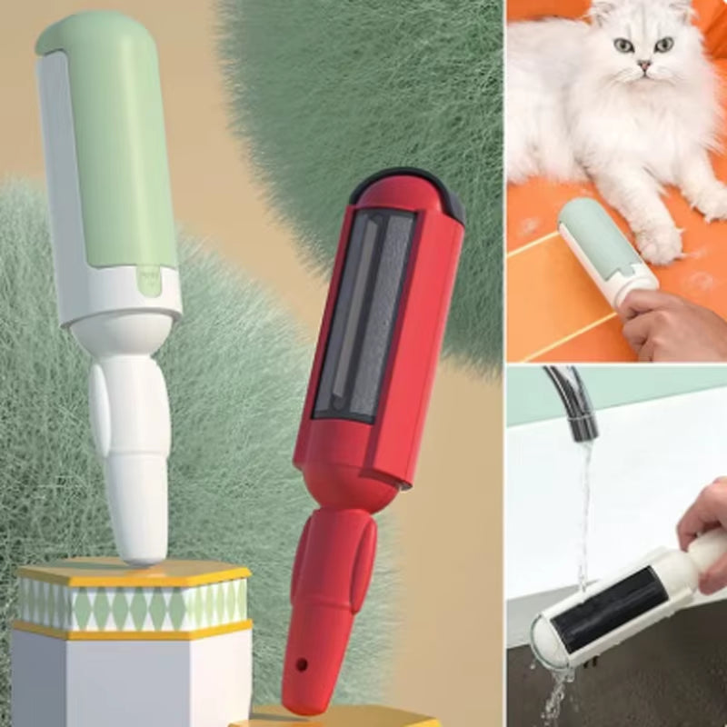 Pet Hair Remover Rolle Reusable Cat and Dog Hair Remover Brush, Portable Pet Hair Remover Cleaner Pet Hair Remover Rolle Reusabl