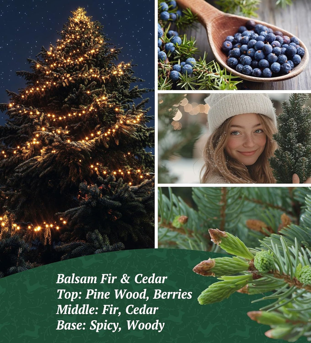 Christmas Candles with Warmer Led,Winter Candle for Christmas Gift