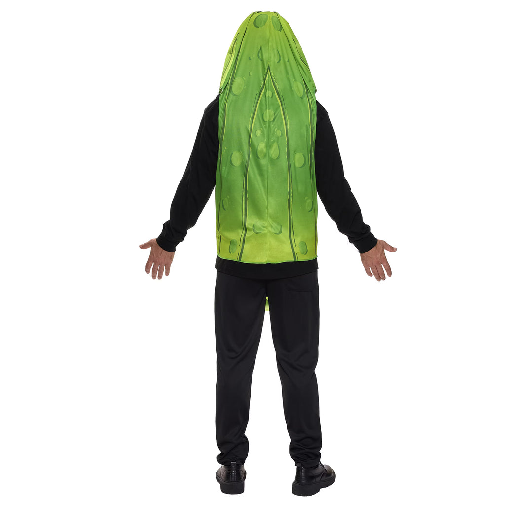 Halloween Pickle Costume for Adult, Unisex Food Costume, Funny Costume for Men, Fruit Jumpsuit for Halloween Fancy Dress Costume