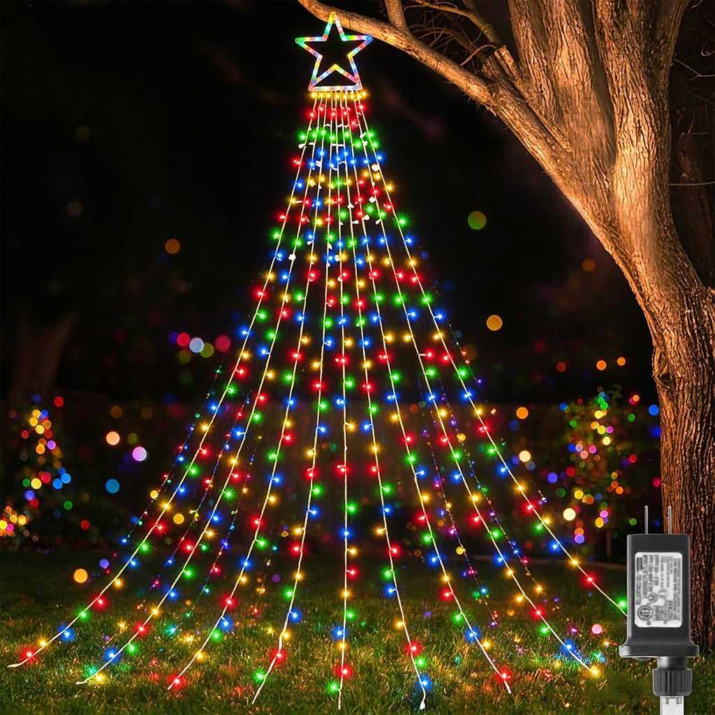 320 LED Christmas String Star Lights Christmas Decorations Lights