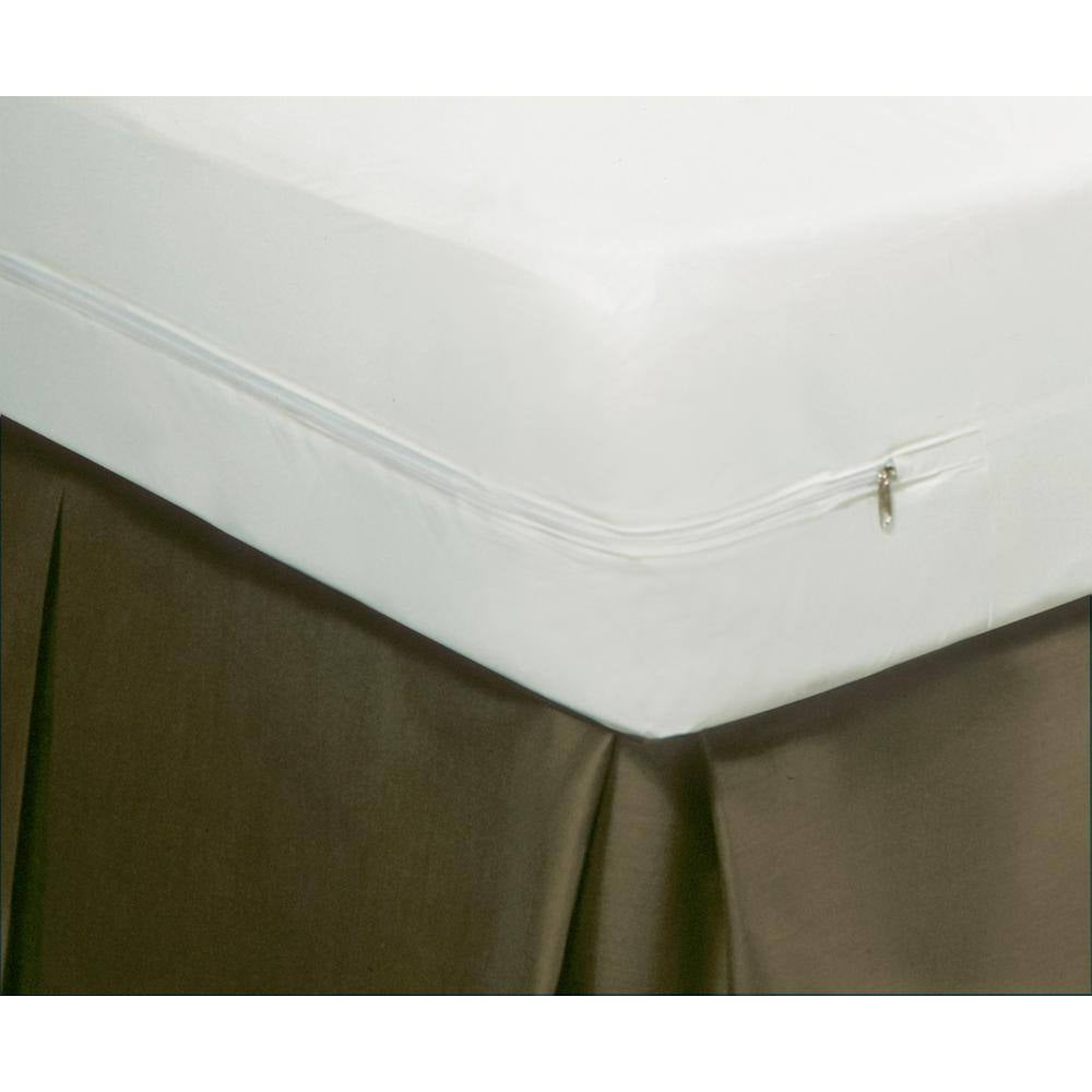 Mattress Guard Polyester Allergy Relief Zippered Cal King Mattress Protector