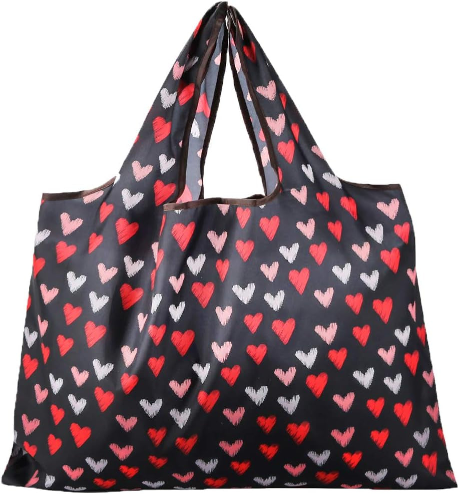 Reusable Grocery Bag, 2 Packs Large Washable