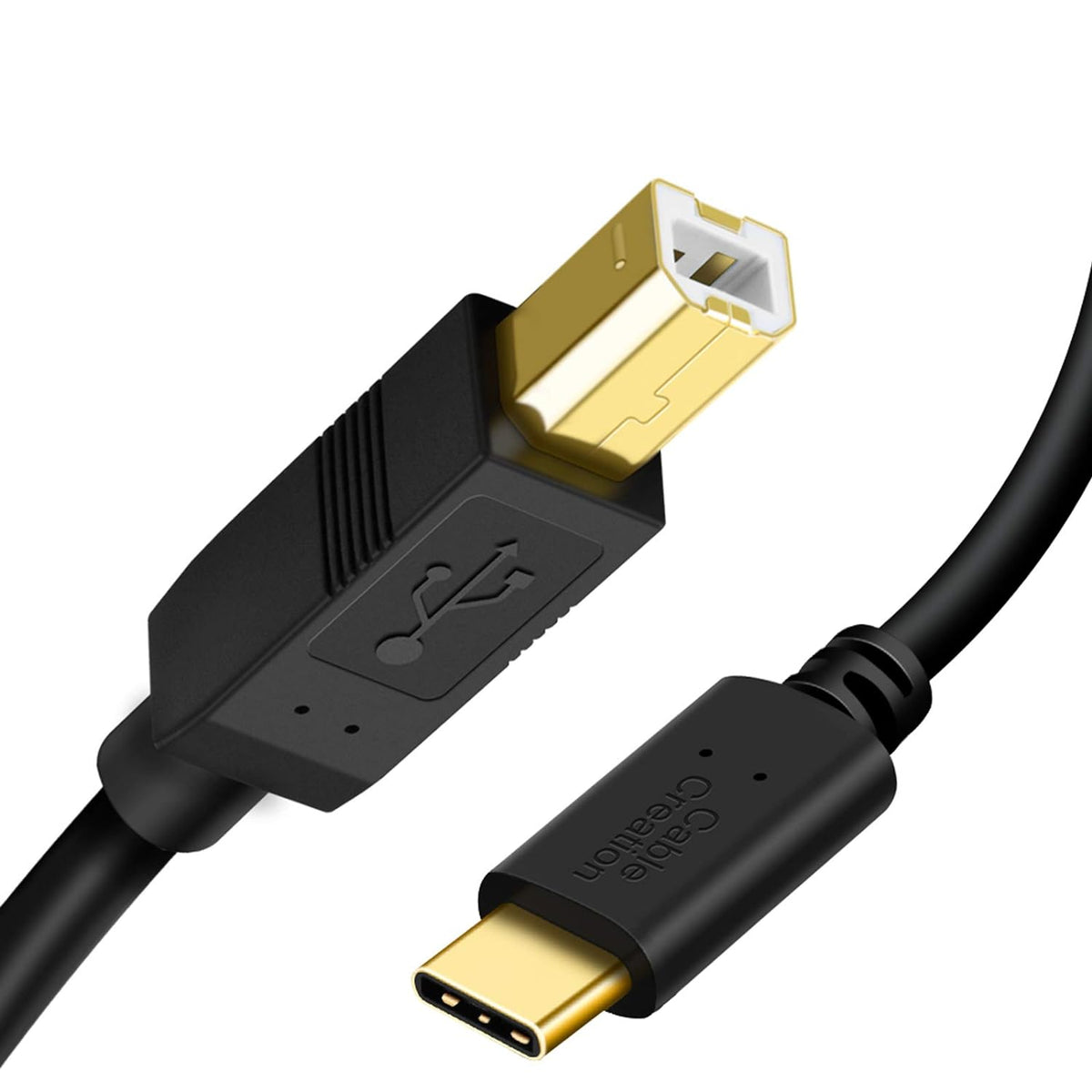 USB B to USB C Printer Cable 6.6FT, Type B to Type C Cord