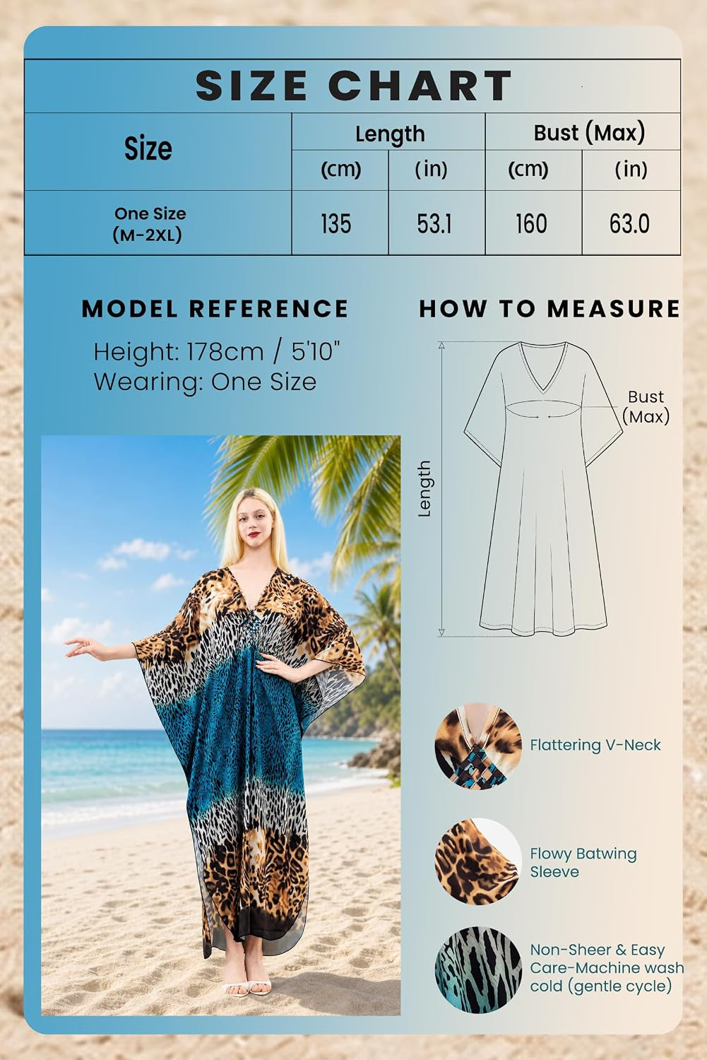 Kaftan Dresses for Women, plus Size Caftan, V-Neck Batwing Dress