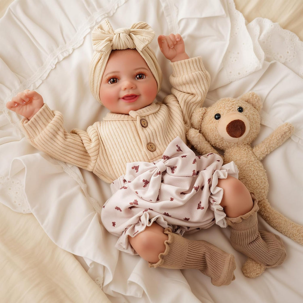 Reborn Baby Dolls Sunny - 17 Inch Cute Realistic Baby Doll