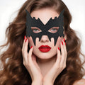 Bat Mask Costume Accessories Black Bat Eye Mask Costume for Men Women Adult for Batgirl Batboy Masquerade Halloween Cosplay Birthday Dress Up
