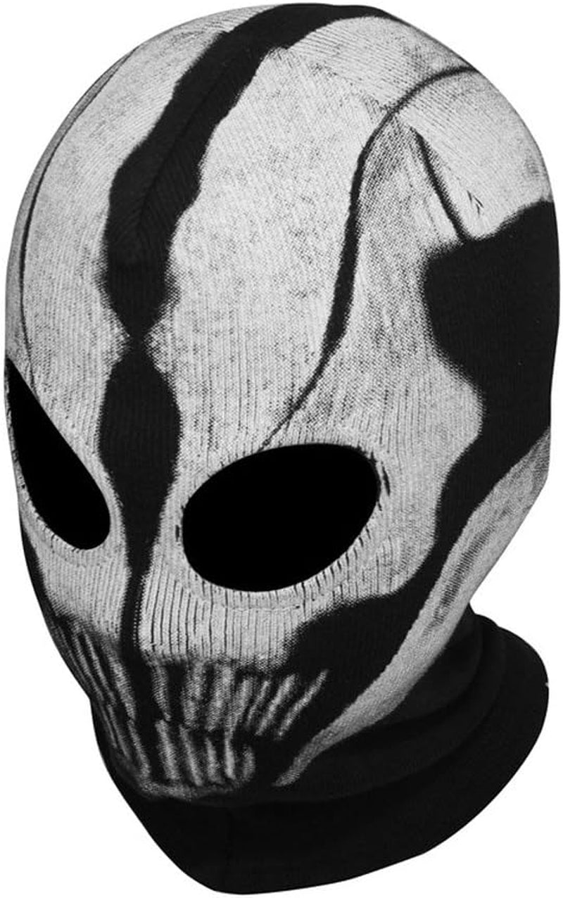 INN Fabric Ghost Mask Balaclava Skull Hood White