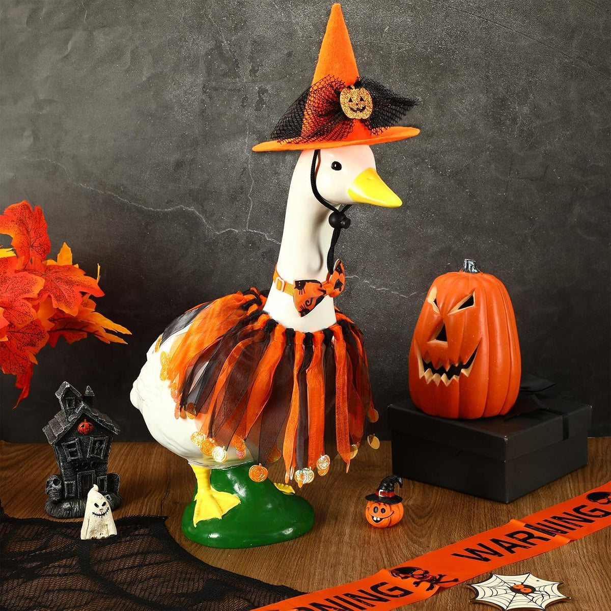 3Pcs Halloween Porch Goose Outfits, Porch Goose Halloween Costume