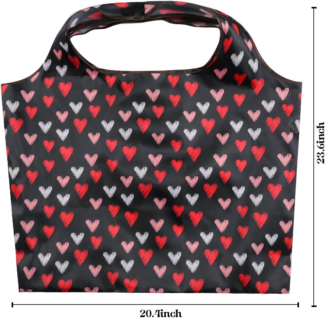 Reusable Grocery Bag, 2 Packs Large Washable