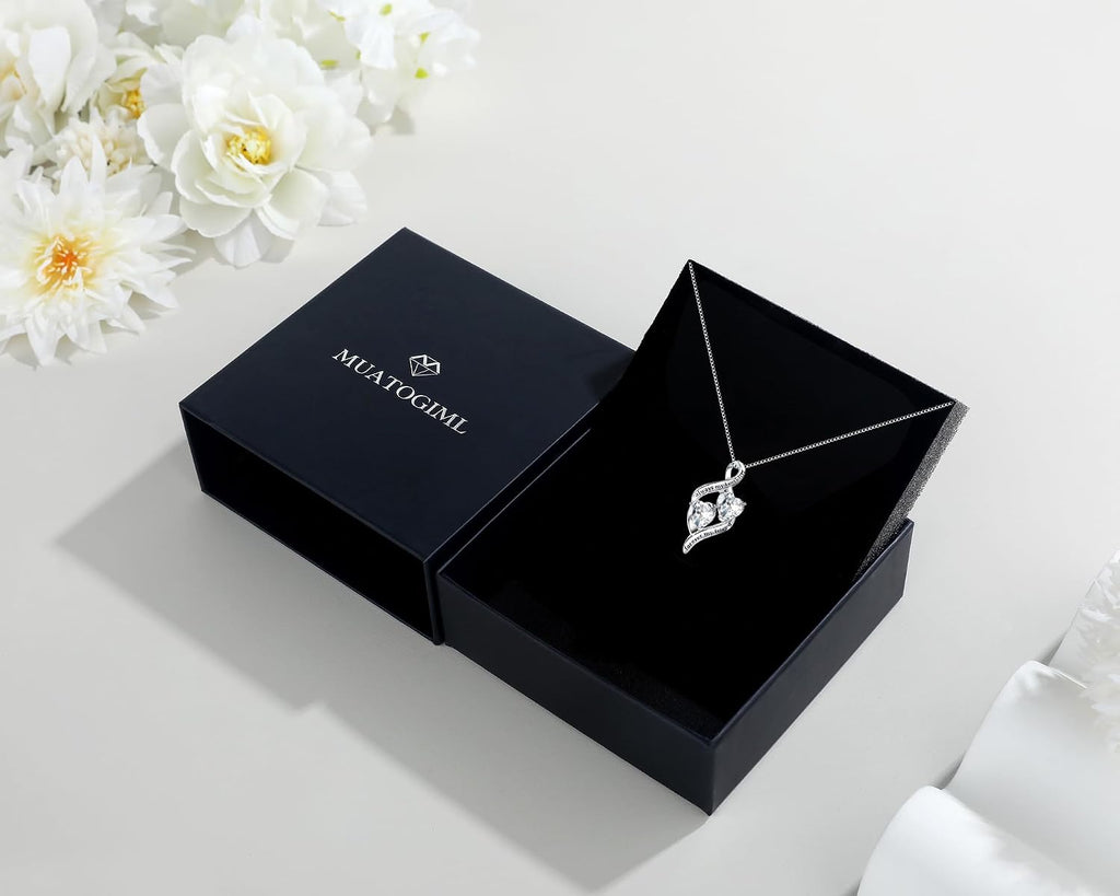 Daughter Necklace Sterling Silver Mother Daughter Sister Jewelry