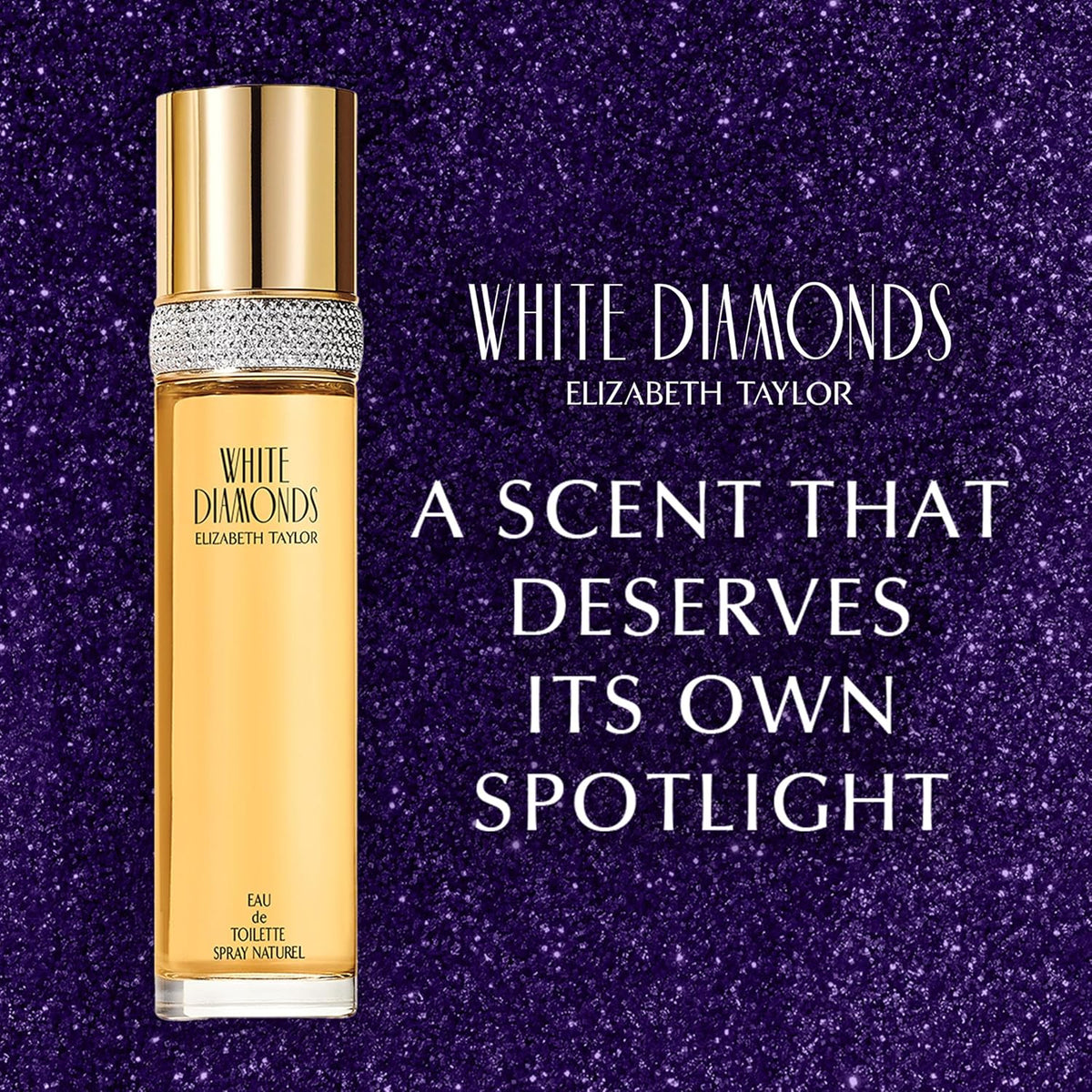 White Diamonds for Women Eau De Toilette Naturel Spray, 3.3 Fl Oz