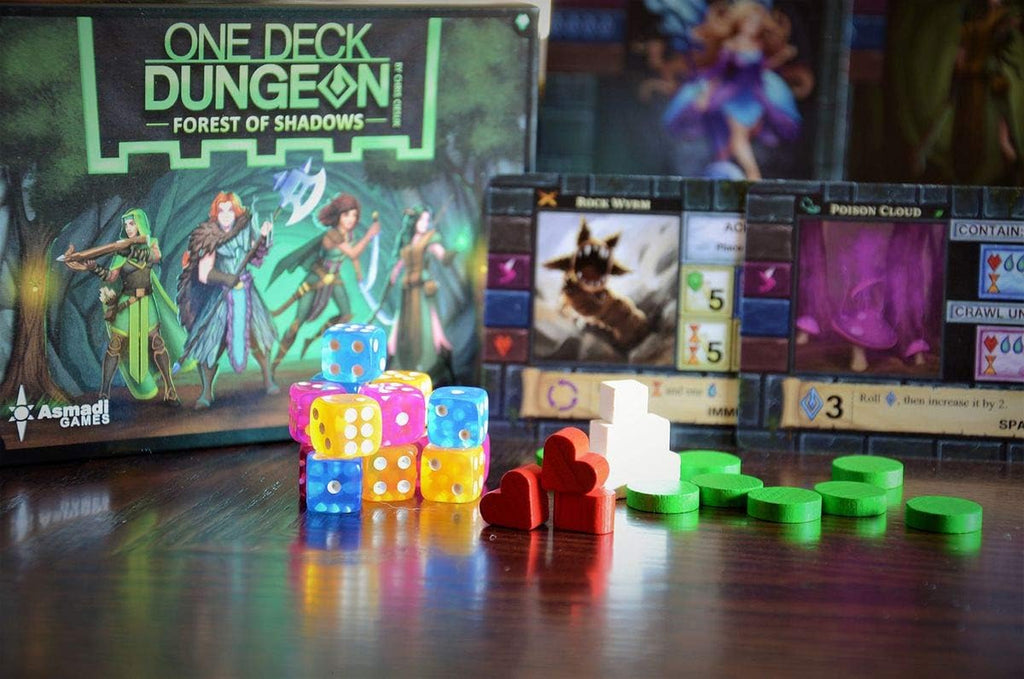 One Deck Dungeon: Forest of Shadows Board Games , Green