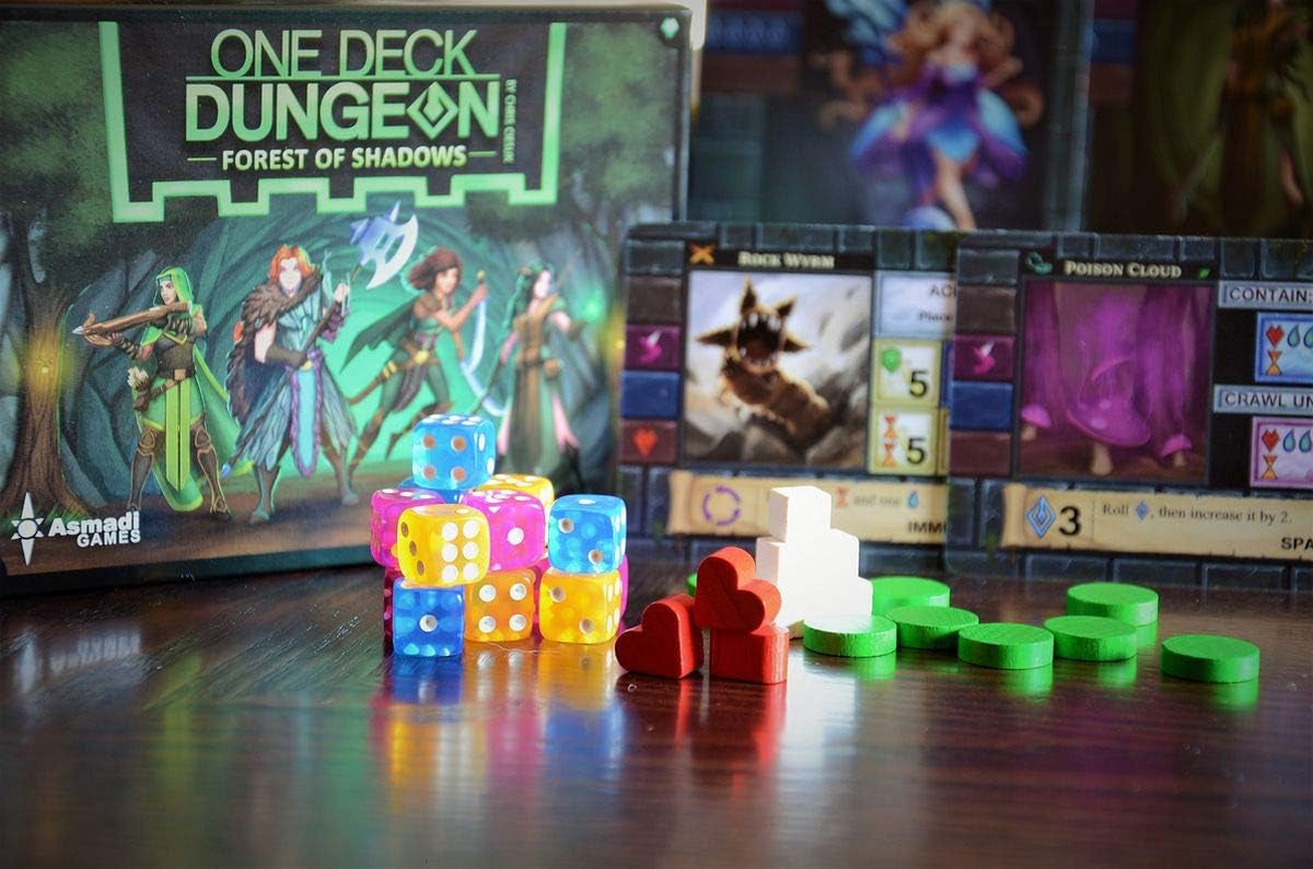 One Deck Dungeon: Forest of Shadows Board Games , Green