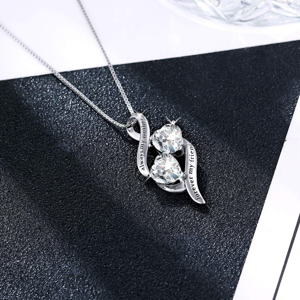 Daughter Necklace Sterling Silver Mother Daughter Sister Jewelry