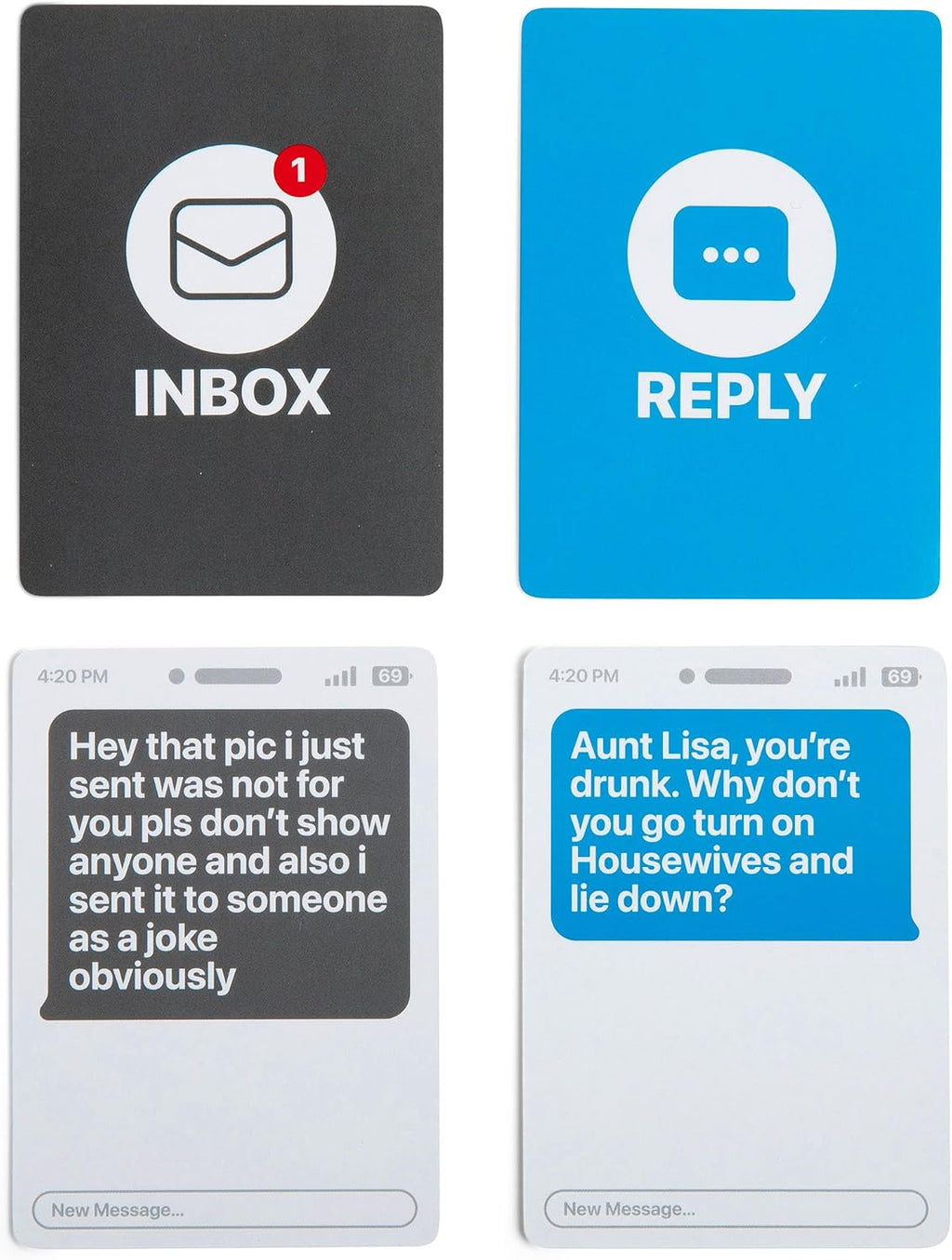 New Phone, Who Dis? Offline Text Message Party Game by Relatable
