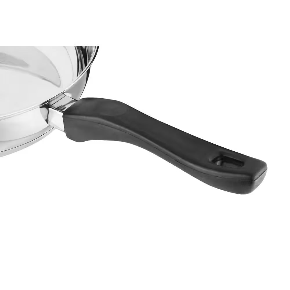 7-Piece Stainless Steel Pots and Pans Kitchen Cookware Set