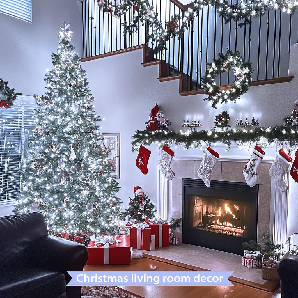 500 LED Christmas Tree Lights Outdoor Indoor, White
