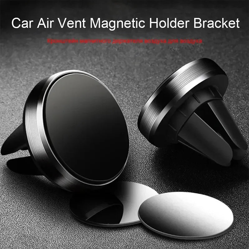 Universal Mobile Phone Air Vent Mount Holder in Car Magnetic Car Phone Holder Smartphone Stand Magnet Holder for Iphone Samsung