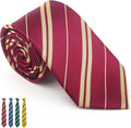 Halloween Costume Accessories Tie for Women Men Kid Satin Striped