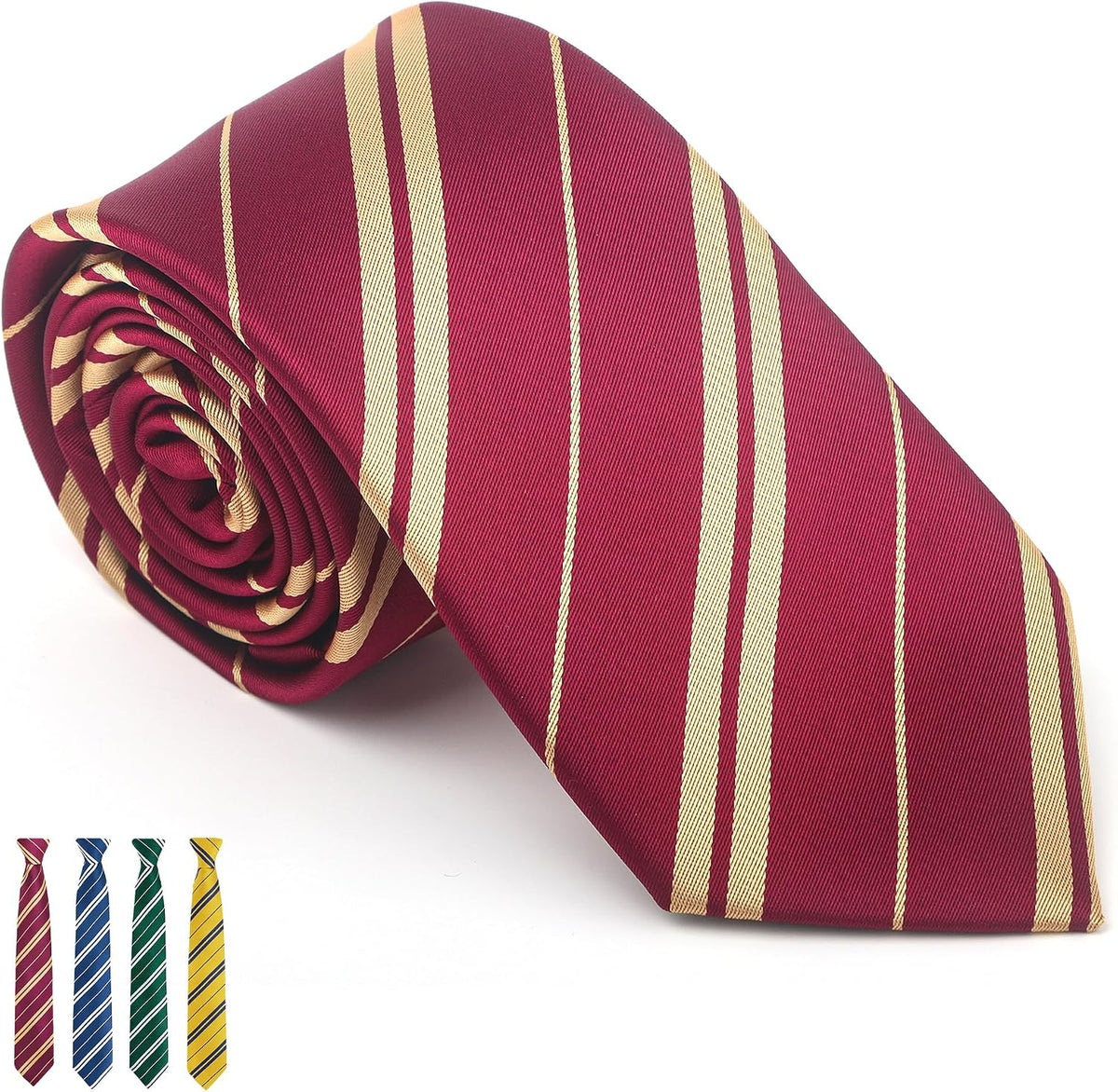 Halloween Costume Accessories Tie for Women Men Kid Satin Striped