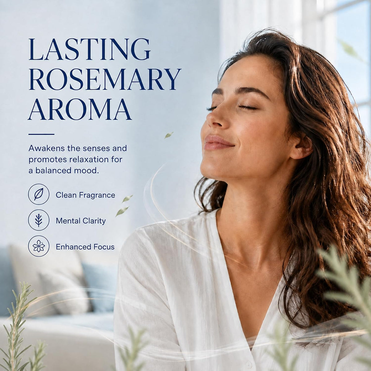 Organic Rosemary Essential Oil 30 Ml - 100% Pure & Natural - Hexane Free