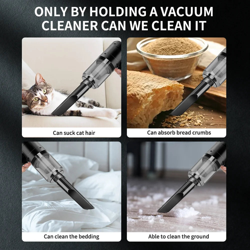 Portable Small Vacuum Cleaner for Multi Purpose Vehicles, Household Pump, Handheld Car Vacuum Cleaner