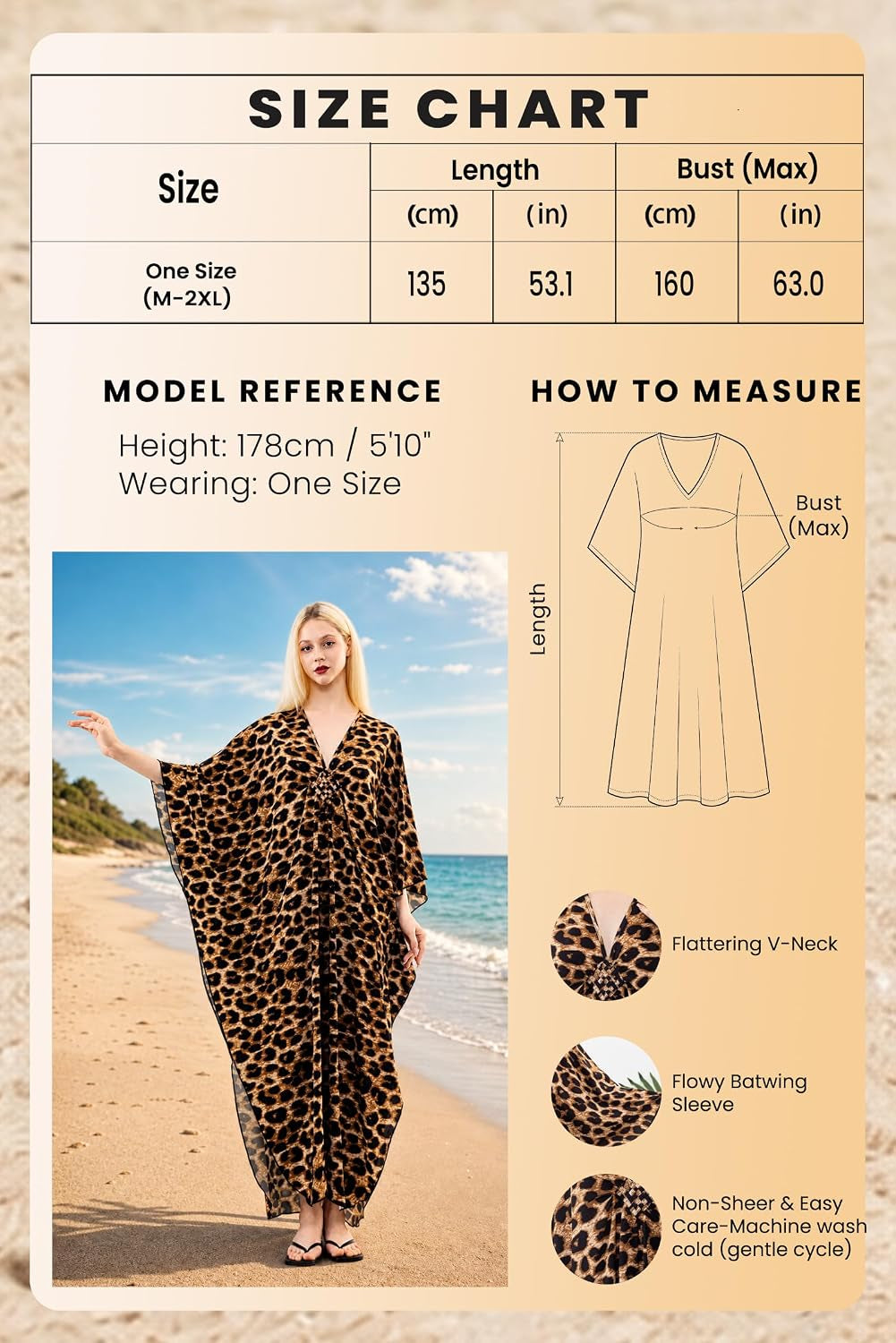 Kaftan Dresses for Women, plus Size Caftan, V-Neck Batwing Dress