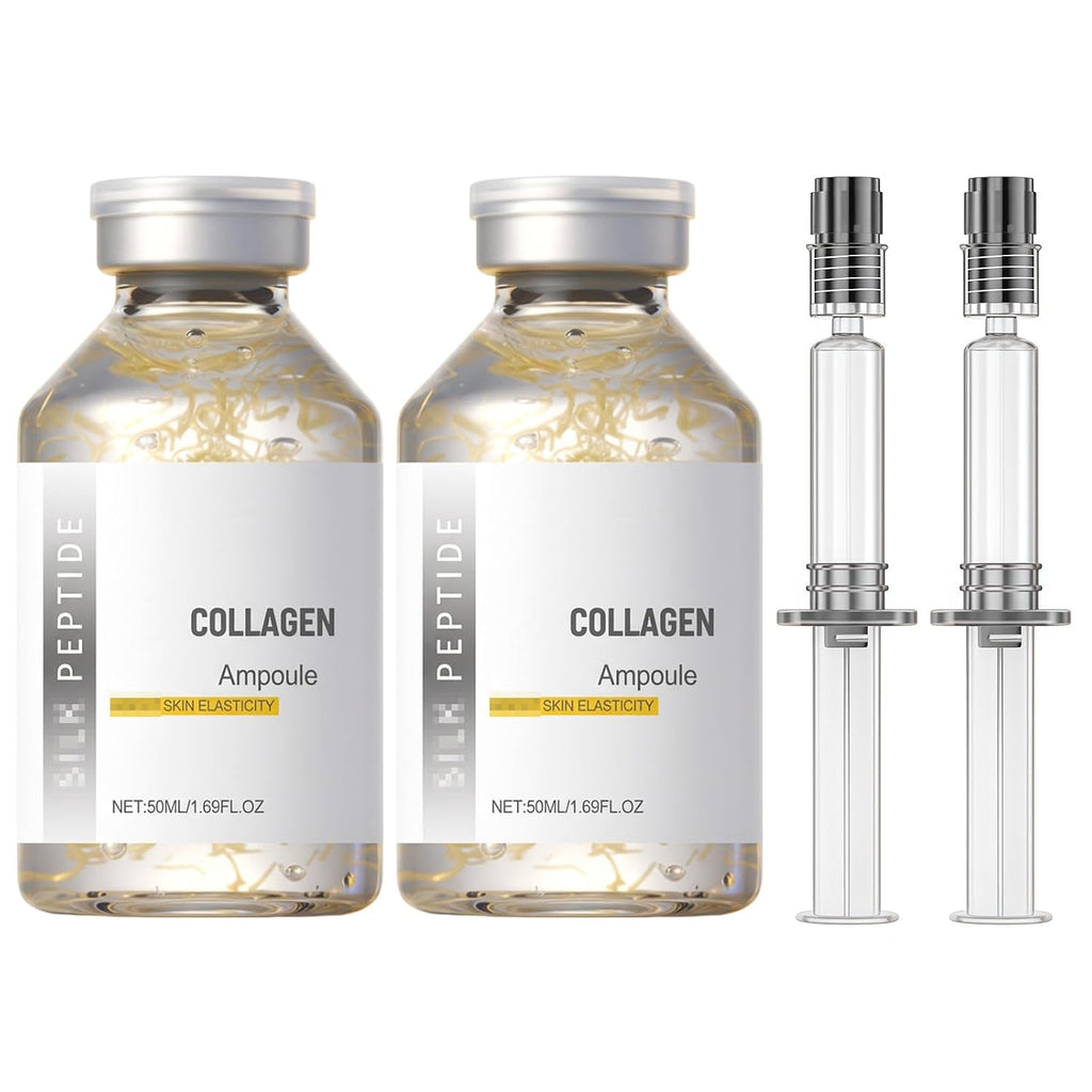 2PCS Peptide Lifting Ampoule - Collagen Peptide Intensive Lifting Serum, Korean anti Aging Serum, Smooths Wrinkles, Improves Elasticity, Moisturizes, Firms and Lifts