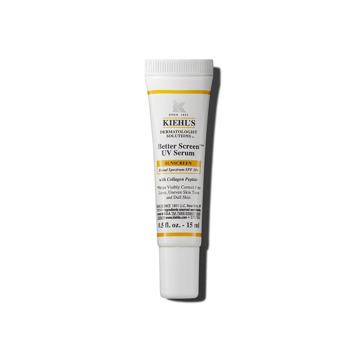 Kiehl'S - Better Screen UV Serum SPF 50+ Facial Sunscreen, Collagen Peptide