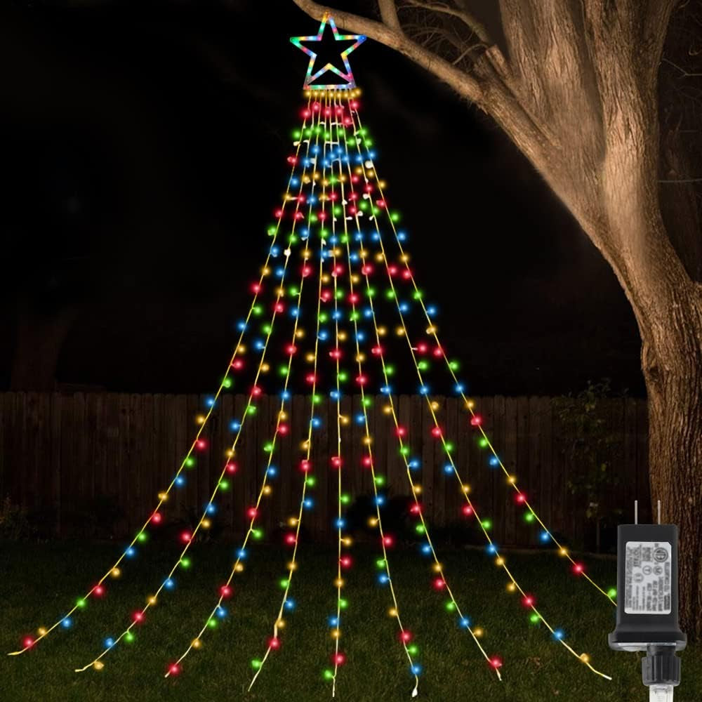 320 LED Christmas String Star Lights Christmas Decorations Lights