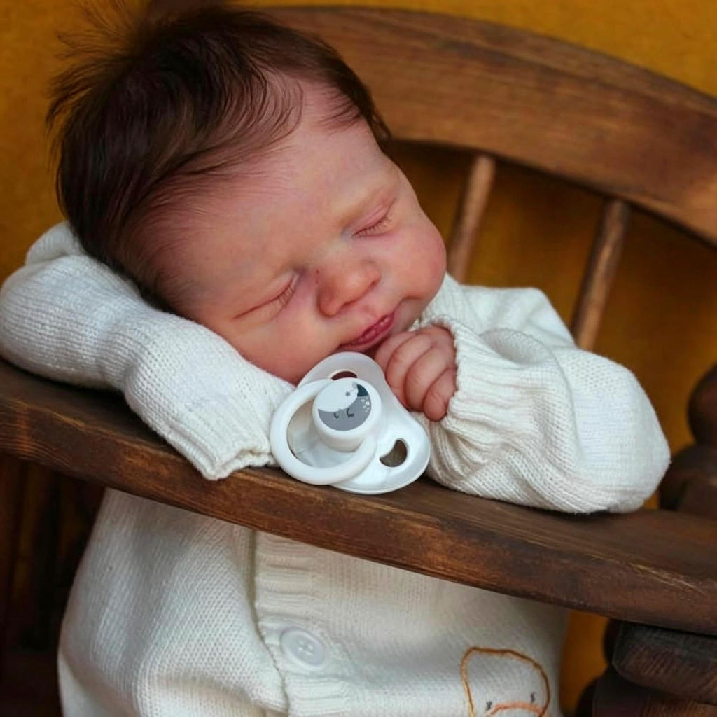 Reborn Baby Dolls Boy, 18 in Realistic Baby Doll Girl Lifelike Babys Doll Newborn Babies, Real Life Babys Reborn Dolls Cloth Body with Accessories