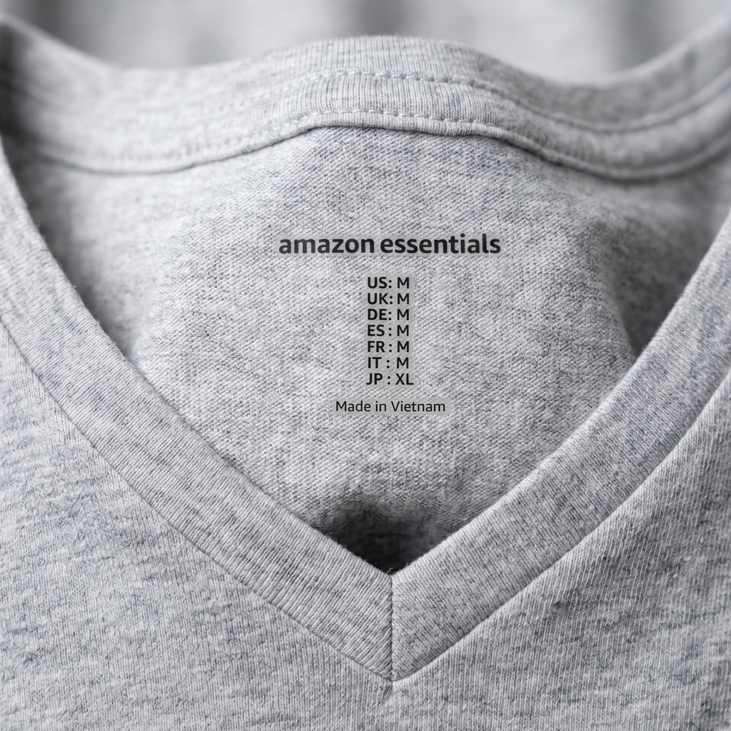 Amazon Essentials Women's Long Sleeve V-Neck T-Shirt - Heather Grey