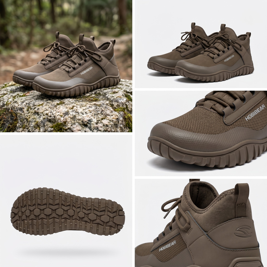 Men's Hobibear Wide Toe All-Terrain Trail Sneaker - Size 11