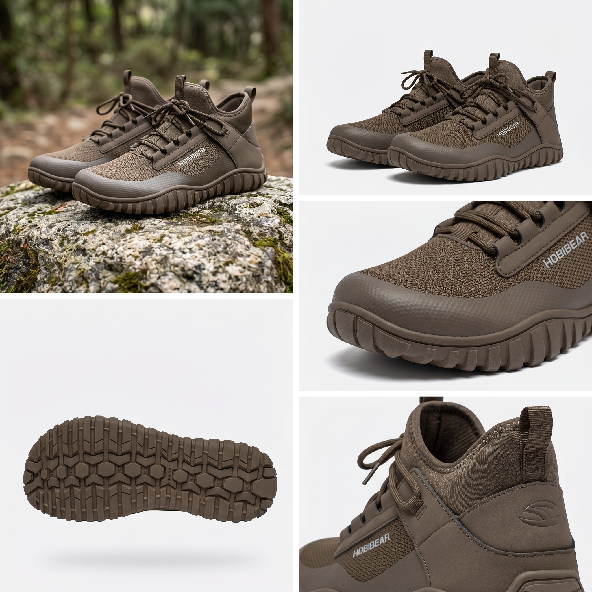 Men's Hobibear Wide Toe All-Terrain Trail Sneaker - Size 11
