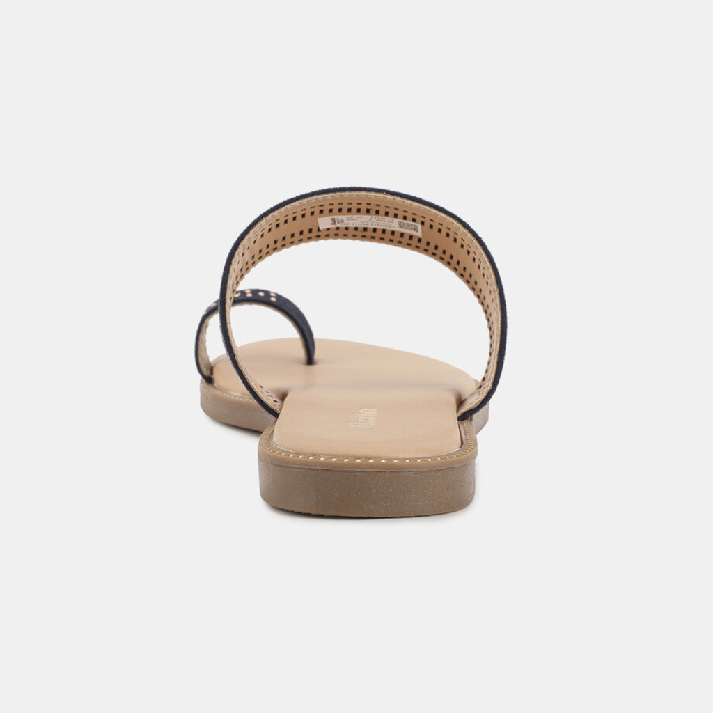 Women's Bata Embellished Toe Ring Flat Slippers