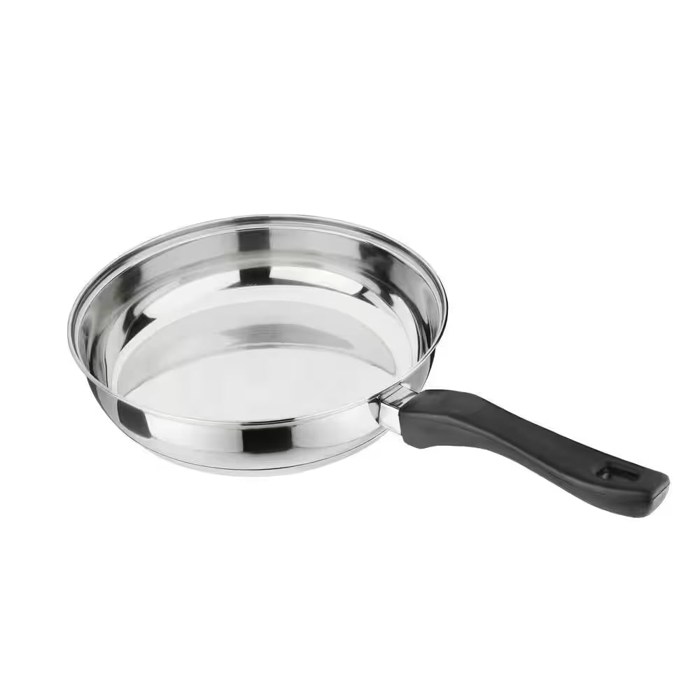 7-Piece Stainless Steel Pots and Pans Kitchen Cookware Set