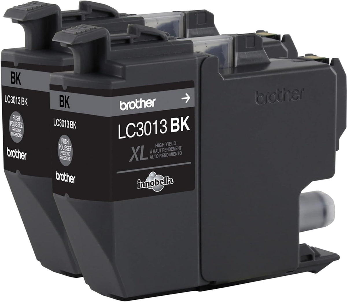 Genuine LC30132PKS 2-Pack High Yield Black Ink Cartridges, Page Yield up to 400 Pages/Cartridge, LC3013