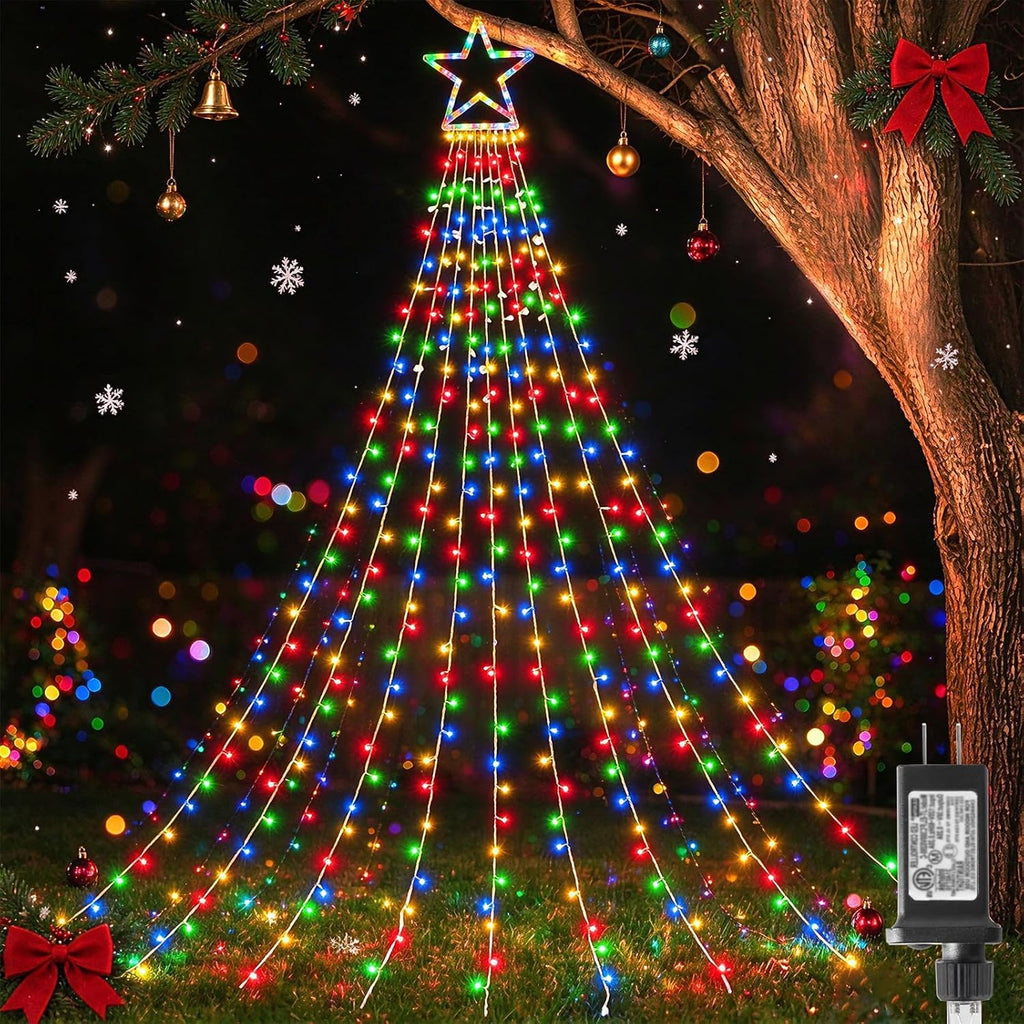 320 LED Christmas String Star Lights Christmas Decorations Lights