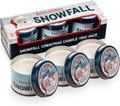 Snow Fall Mini Christmas Candles, 3.5 Oz (Pack of 3)