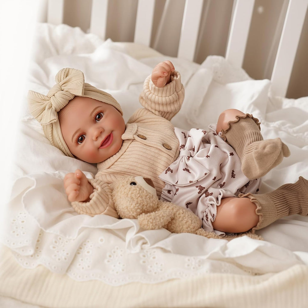 Reborn Baby Dolls Sunny - 17 Inch Cute Realistic Baby Doll