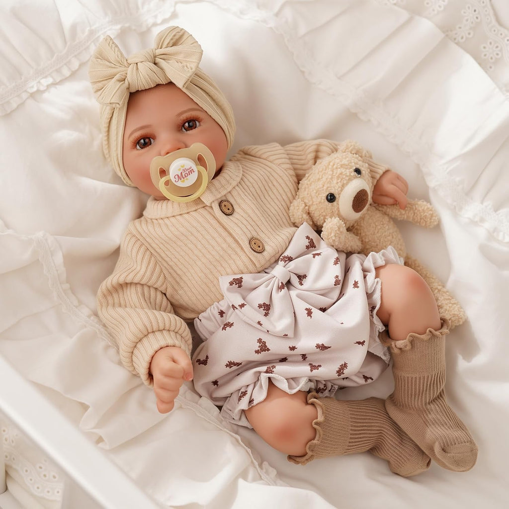 Reborn Baby Dolls Sunny - 17 Inch Cute Realistic Baby Doll