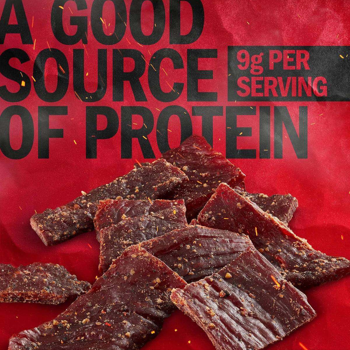 Beef Jerky - Peppered - 9 Oz (2 Pack)
