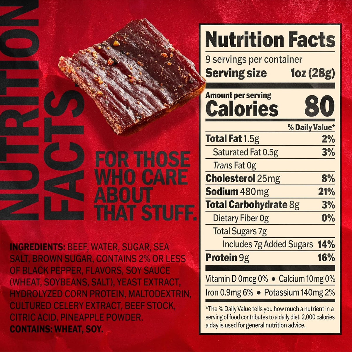 Beef Jerky - Peppered - 9 Oz (2 Pack)