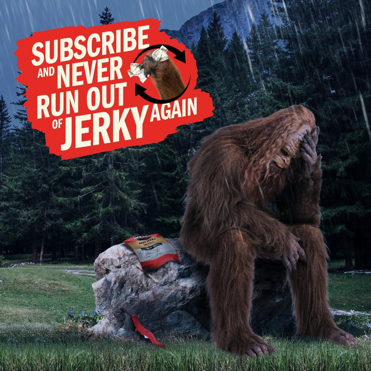 Teriyaki Beef Jerky Half Pounder - 8 Oz