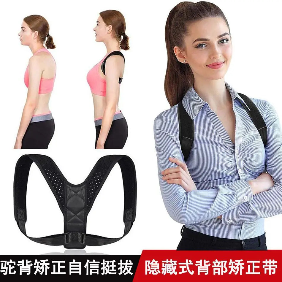 Standing & Sitting Posture Support Belt – Sturdy Back Belt for Posture Alignment, Wearable Daily