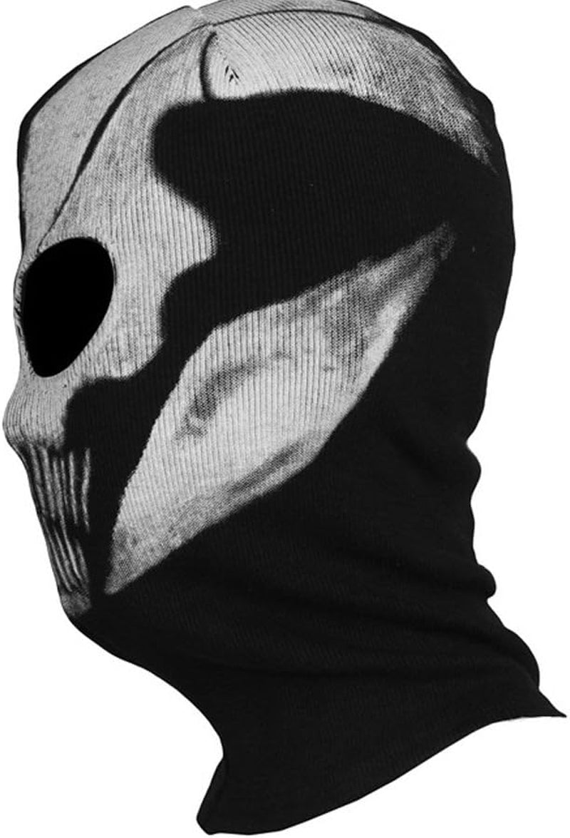 INN Fabric Ghost Mask Balaclava Skull Hood White