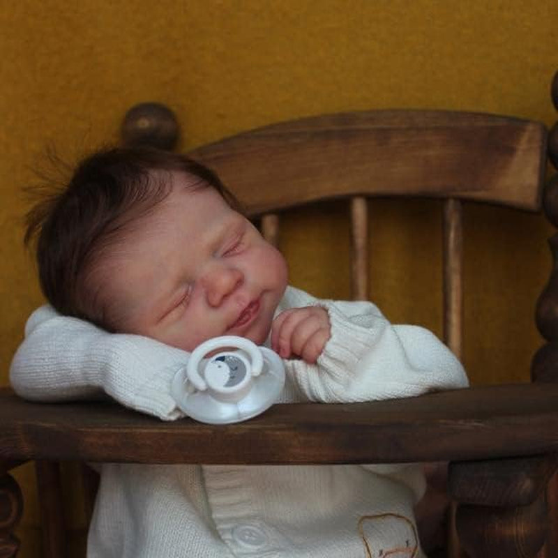 Reborn Baby Dolls Boy, 18 in Realistic Baby Doll Girl Lifelike Babys Doll Newborn Babies, Real Life Babys Reborn Dolls Cloth Body with Accessories